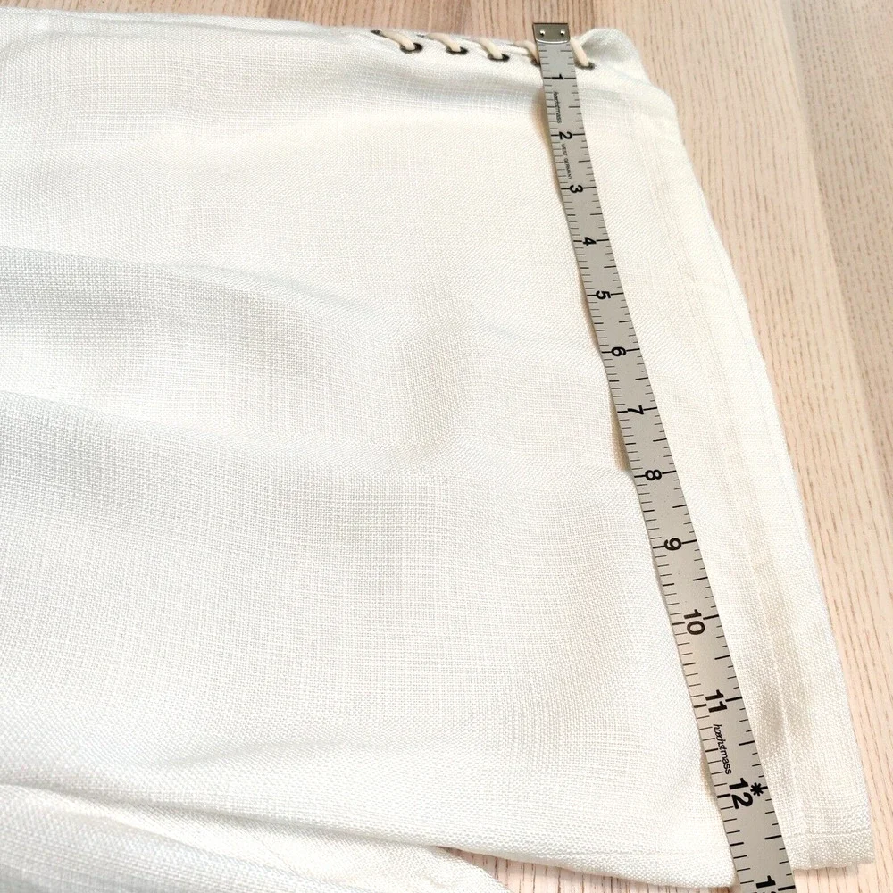 Roberto Cavalli Womens Wide Leg Shorts Size 10 L White Laces Designer Italy $949 - Picture 15 of 16